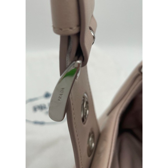 $2950 NEW PRADA MOON NAPPA LEATHER RE-EDITION 2002 MINI SHOULDER BAG PURSE - Picture 13 of 16